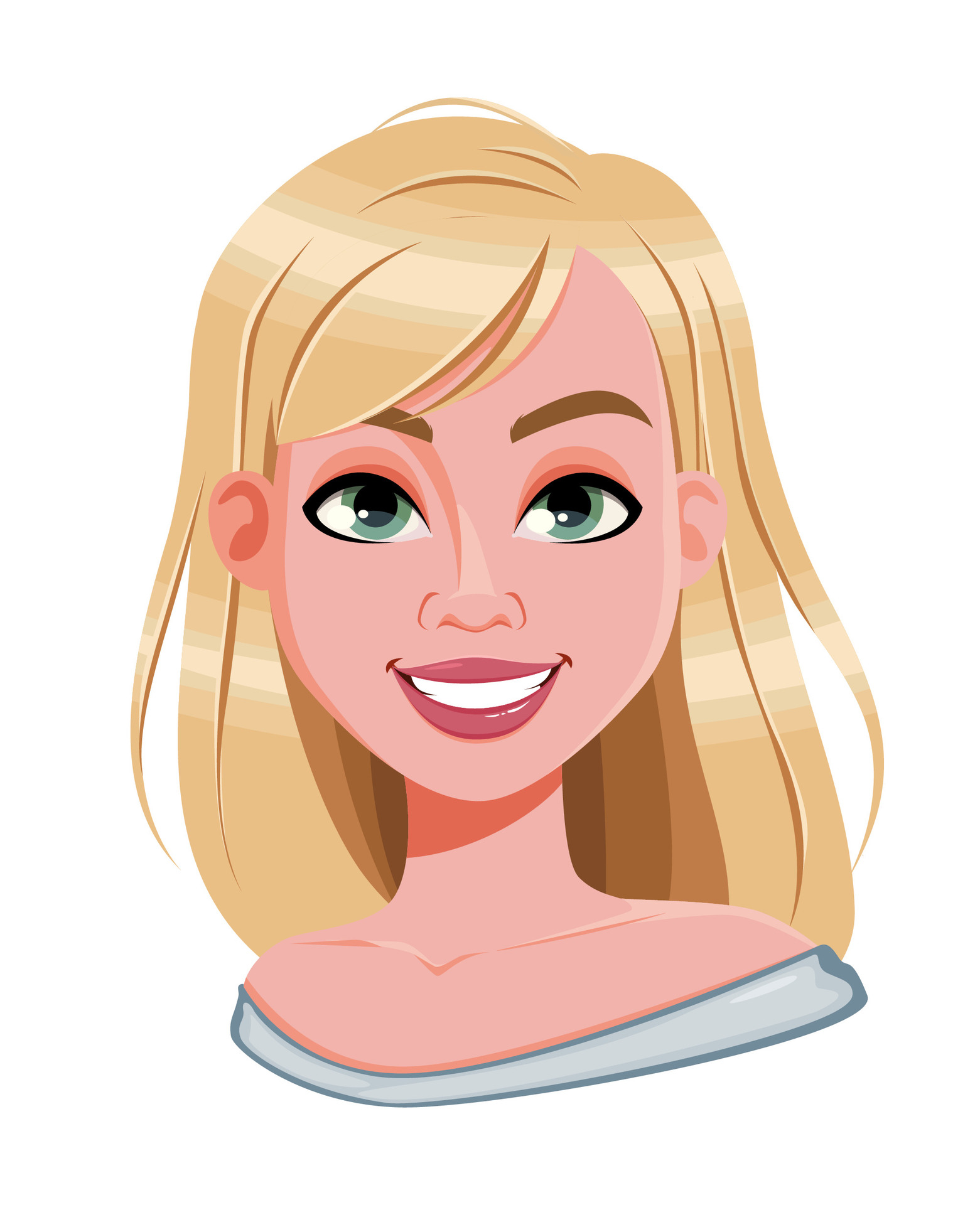 Placeholder image of female client